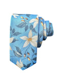 Freesia floral tie mytieshop flower ties for weddings