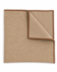 Brown Pocket Square Handkerchief UNDERWOOD Mytieshop - Mytieshop