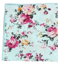 Aqua Floral Pocket Square AZURE MYTIESHOP Mytieshop Aqua Floral Pocket Square Teal Azure Mytieshop Handkerchief Flower Color: BlueItem Length: 23 cm ( 9 inches)Item Width : 22 cm (8.6 inches) Complete your dapper look with this AZURE Floral Pocket Square. This turquoise pocket square with a floral print is perfect for the groom and groomsmen. Looking sharp has never been this easy. The pocket square is also great for wedding photography. Aqua Floral Pocket Square Great for: Groom Groomsmen Weddi