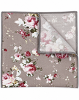 Gray Mauve Floral Pocket Square - SANDY Mytieshop Gray Mauve Floral Pocket Square Material CottonItem Length: 23 cm ( 9 inches)Item Width : 22 cm (8.6 inches) Add just the right touch of dapper to your wedding day look with our SANDY Floral Pocket Square. With its subtle gray, mauve and taupe tones, this floral pocket square is perfect for groomsmen and other wedding party members. Whether you're keeping it simple or dressing up your look with a pocket square, this one is a surefire winner. Grea