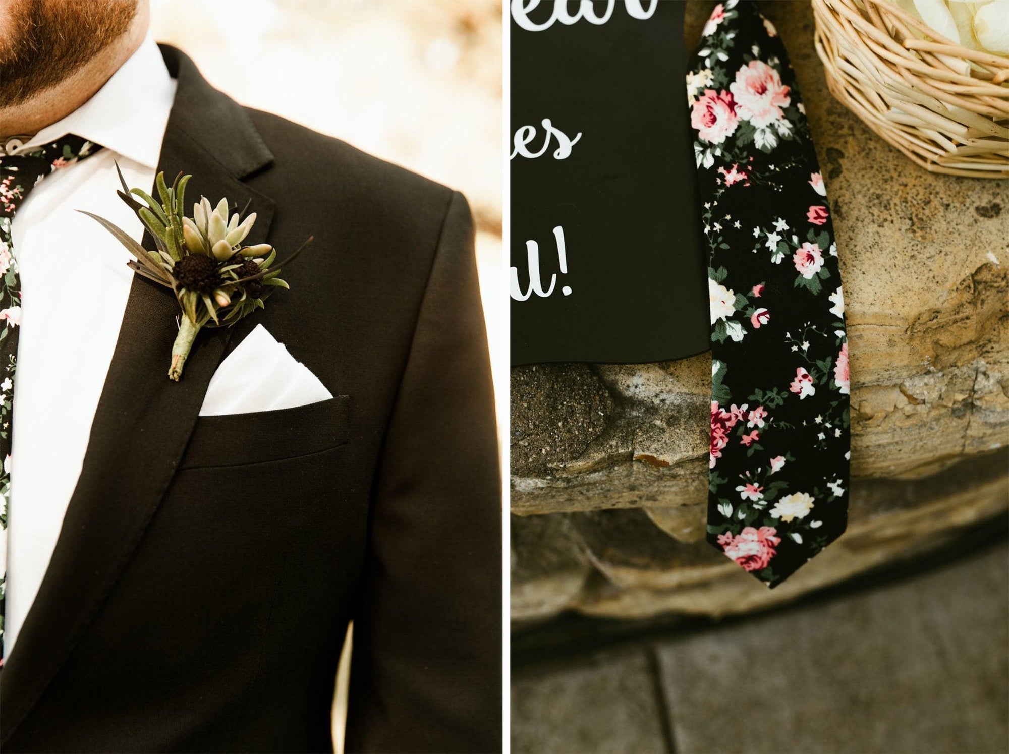 Black Floral Skinny Tie 2.36” DAN - MYTIESHOP-Neckties-Black Floral Skinny Tie Show your style and sophistication with this DAN Black Floral Skinny Tie. Ideal for a groom's wedding day, or as a sharp addition-Mytieshop. Skinny ties for weddings anniversaries. Father of bride. Groomsmen. Cool skinny neckties for men. Neckwear for prom, missions and fancy events. Gift ideas for men. Anniversaries ideas. Wedding aesthetics. Flower ties. Dry flower ties.