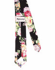 Black Floral Tie 2.36" DAVID - MYTIESHOP-Neckties-Black Floral Tie Men’s Floral Necktie for weddings and events, great for prom and anniversary gifts. Mens floral ties near me us ties tie shops cool ties-Mytieshop. Skinny ties for weddings anniversaries. Father of bride. Groomsmen. Cool skinny neckties for men. Neckwear for prom, missions and fancy events. Gift ideas for men. Anniversaries ideas. Wedding aesthetics. Flower ties. Dry flower ties.
