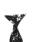 Black Floral Tie for kids, clip on tie for children kids teens DAN MYTIESHOP-Black Floral Tie for kids Material:Cotton Blend Approx Size: Max width: 6.5 cm / 2.4 inches 9-24 months 26 CM2-5 years 31 CM9-11 Years 43 CM Color: Black Great for: Prom Dinners Interviews Photo shoots Photo sessions Dates Engagement pictures Western weddings Floral Cotton necktie for babies and kids for weddings and events. Great anniversary present and gift. Also great gift for the groom and his groomsmen to wear at t