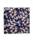 Blue Floral Pocket Square ASPEN MYTIESHOP Mytieshop Blue Floral Pocket Square Material: CottonItem Length: 23 cm ( 9 inches)Item Width : 22 cm (8.6 inches) Color: Blue A dashing addition to your wedding wardrobe. This ASPEN blue floral pocket square is perfect for any dapper groom or groomsmen. A versatile piece, it can be dressed up or down to perfectly match your look. With its timeless style, this pocket square is a must-have for your big day. Make sure to capture your unforgettable moments w