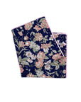 Blue Floral Pocket Square ASPEN MYTIESHOP Mytieshop Blue Floral Pocket Square Material: CottonItem Length: 23 cm ( 9 inches)Item Width : 22 cm (8.6 inches) Color: Blue A dashing addition to your wedding wardrobe. This ASPEN blue floral pocket square is perfect for any dapper groom or groomsmen. A versatile piece, it can be dressed up or down to perfectly match your look. With its timeless style, this pocket square is a must-have for your big day. Make sure to capture your unforgettable moments w