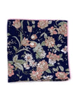 Blue Floral Pocket Square ASPEN MYTIESHOP Mytieshop Blue Floral Pocket Square Material: CottonItem Length: 23 cm ( 9 inches)Item Width : 22 cm (8.6 inches) Color: Blue A dashing addition to your wedding wardrobe. This ASPEN blue floral pocket square is perfect for any dapper groom or groomsmen. A versatile piece, it can be dressed up or down to perfectly match your look. With its timeless style, this pocket square is a must-have for your big day. Make sure to capture your unforgettable moments w