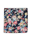 Blue Floral Pocket Square STELLA MYTIESHOP Navy Handkerchief Mytieshop Blue Floral Pocket Square Material CottonItem Length: 23 cm ( 9 inches)Item Width : 22 cm (8.6 inches) Color: Dark Blue Great for: Groom Groomsmen Wedding Shoots Formal Prom Fancy Parties Gifts and presents