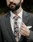 Blue Floral Tie Men 2.36" EVANDER - MYTIESHOP-Neckties-Blue Floral Tie men Men’s Floral Necktie for weddings and events, great for prom and anniversary gifts. Mens floral ties near me us ties tie shops cool tie-Mytieshop. Skinny ties for weddings anniversaries. Father of bride. Groomsmen. Cool skinny neckties for men. Neckwear for prom, missions and fancy events. Gift ideas for men. Anniversaries ideas. Wedding aesthetics. Flower ties. Dry flower ties.