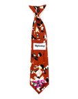 Boys Floral Clip On Tie Terracotta AUTUMN-Boys Floral Clip On Tie Material: Suede Approx Size: Color: Dark Terracotta Max width: 6.5 cm / 2.4 inches 9-24 months 26 CM2-5 years 31 CM9-11 Years 43 CM Add a pop of color to your little one's outfit with this Phoebe Boys Floral Clip On Tie. This tie is perfect for any formal occasion, whether it's a wedding or family gathering. The clip-on design makes it easy to put on and take off, and the 2.36" size is perfect for toddlers and kids. The colorful f