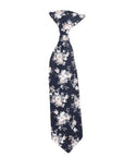 Boys Navy Floral Skinny Tie 2.3" by Mytieshop - FINLEY-Boys Navy Floral Skinny Tie Material:Cotton Blend Approx Size: Max width: 6.5 cm / 2.4 inches 9-24 months 26 CM2-5 years 31 CM9-11 Years 43 CM Base Color: Navy Blue-Mytieshop