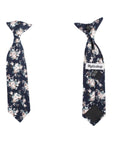 Boys Navy Floral Skinny Tie 2.3" by Mytieshop - FINLEY-Boys Navy Floral Skinny Tie Material:Cotton Blend Approx Size: Max width: 6.5 cm / 2.4 inches 9-24 months 26 CM2-5 years 31 CM9-11 Years 43 CM Base Color: Navy Blue-Mytieshop