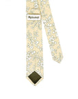 Cream Floral Tie Skinny 2.36” OTIS Offwhite skinny tie-Neckties-Cream Floral Tie Skinny for weddings and events, great for prom and anniversary gifts. Mens floral handkerchief near me us ties tie shops cool-Mytieshop. Skinny ties for weddings anniversaries. Father of bride. Groomsmen. Cool skinny neckties for men. Neckwear for prom, missions and fancy events. Gift ideas for men. Anniversaries ideas. Wedding aesthetics. Flower ties. Dry flower ties.