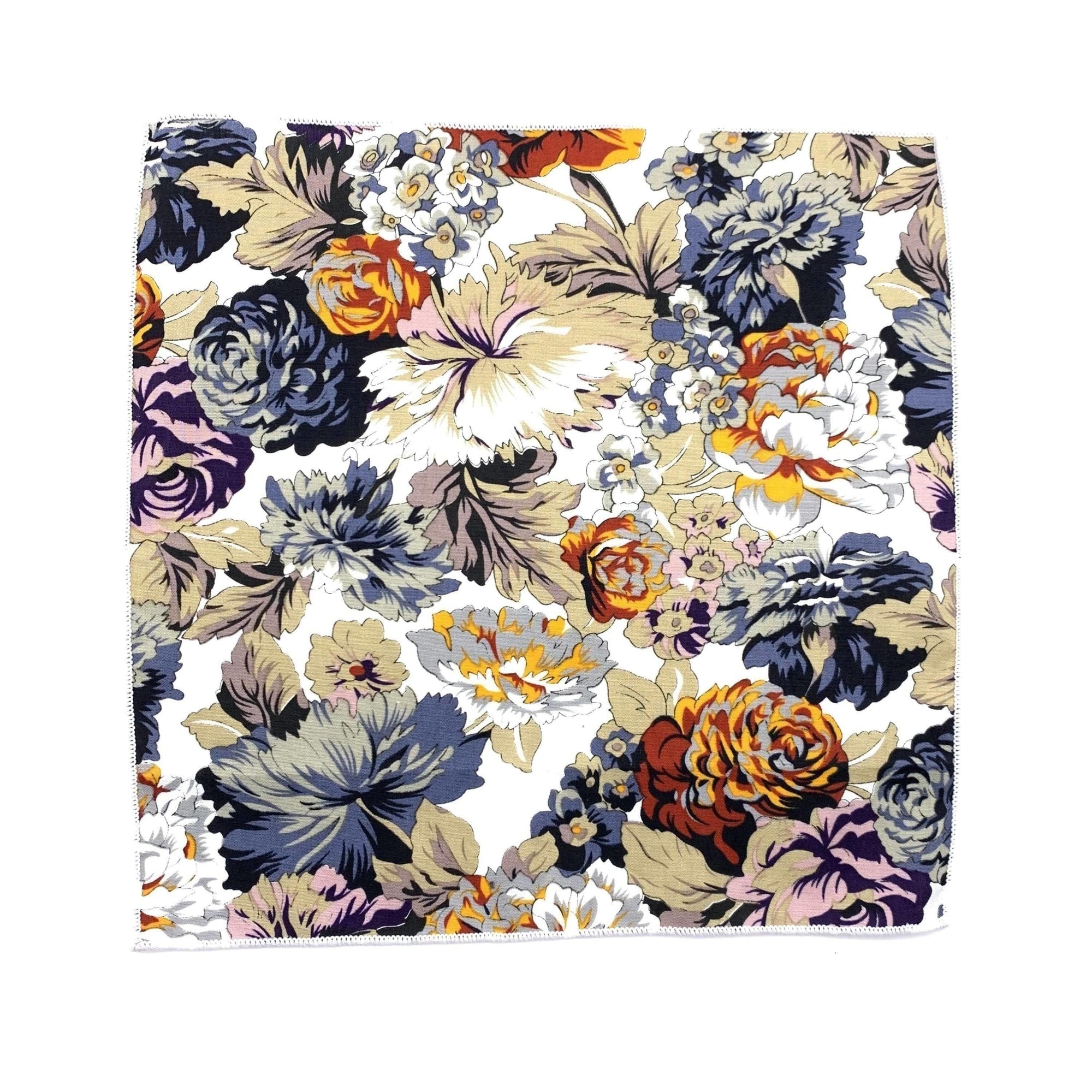 DUKE Floral Pocket Square Mytieshop Material: CottonItem Length: 23 cm ( 9 inches)Item Width : 22 cm (8.6 inches) Ba Great for: Groom Groomsmen Wedding Shoots Formal Prom Fancy Parties Gifts and presents