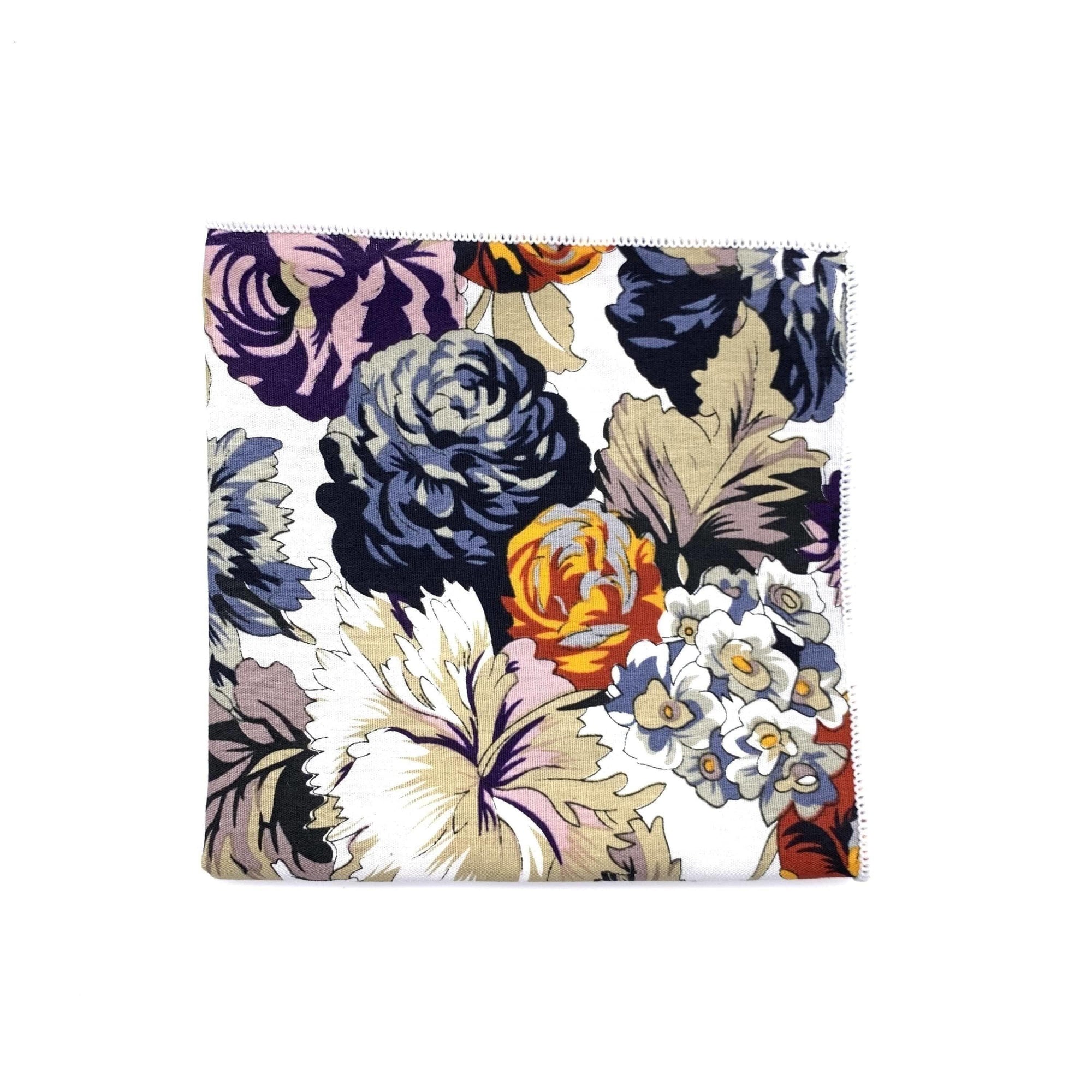 DUKE Floral Pocket Square Mytieshop Material: CottonItem Length: 23 cm ( 9 inches)Item Width : 22 cm (8.6 inches) Ba Great for: Groom Groomsmen Wedding Shoots Formal Prom Fancy Parties Gifts and presents