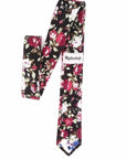 Floral Skinny Tie 2.36” HUGO-Neckties-Floral Skinny Tie Men’s Floral Necktie for weddings and events, great for prom and anniversary gifts. Mens floral ties near me us ties tie shops cool ties-Mytieshop. Skinny ties for weddings anniversaries. Father of bride. Groomsmen. Cool skinny neckties for men. Neckwear for prom, missions and fancy events. Gift ideas for men. Anniversaries ideas. Wedding aesthetics. Flower ties. Dry flower ties.