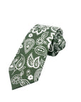 Floral Tie Green Skinny TIes for men PAISLEY mytieshop-Neckties-Floral Tie Green Skinny TIes for weddings and events, great for prom and anniversary gifts. Mens floral ties near me us ties tie shops cool-Mytieshop. Skinny ties for weddings anniversaries. Father of bride. Groomsmen. Cool skinny neckties for men. Neckwear for prom, missions and fancy events. Gift ideas for men. Anniversaries ideas. Wedding aesthetics. Flower ties. Dry flower ties.