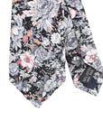 Gray Floral Tie with Pink flowers and black base GABE-Neckties-Gray Floral Tie with Pink flowers and black base Men’s Floral Necktie for weddings and events, great for prom and anniversary gifts. Mens floral ties-Mytieshop. Skinny ties for weddings anniversaries. Father of bride. Groomsmen. Cool skinny neckties for men. Neckwear for prom, missions and fancy events. Gift ideas for men. Anniversaries ideas. Wedding aesthetics. Flower ties. Dry flower ties.