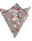 Gray Mauve Floral Pocket Square - SANDY Mytieshop Gray Mauve Floral Pocket Square Material CottonItem Length: 23 cm ( 9 inches)Item Width : 22 cm (8.6 inches) Add just the right touch of dapper to your wedding day look with our SANDY Floral Pocket Square. With its subtle gray, mauve and taupe tones, this floral pocket square is perfect for groomsmen and other wedding party members. Whether you're keeping it simple or dressing up your look with a pocket square, this one is a surefire winner. Grea