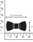Gray Bow Tie for boys and kids (Pre-tied) - ASTOR - MYTIESHOP - Mytieshop
