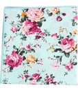 Aqua Floral Pocket Square AZURE MYTIESHOP Mytieshop Aqua Floral Pocket Square Teal Azure Mytieshop Handkerchief Flower Color: BlueItem Length: 23 cm ( 9 inches)Item Width : 22 cm (8.6 inches) Complete your dapper look with this AZURE Floral Pocket Square. This turquoise pocket square with a floral print is perfect for the groom and groomsmen. Looking sharp has never been this easy. The pocket square is also great for wedding photography. Aqua Floral Pocket Square Great for: Groom Groomsmen Weddi