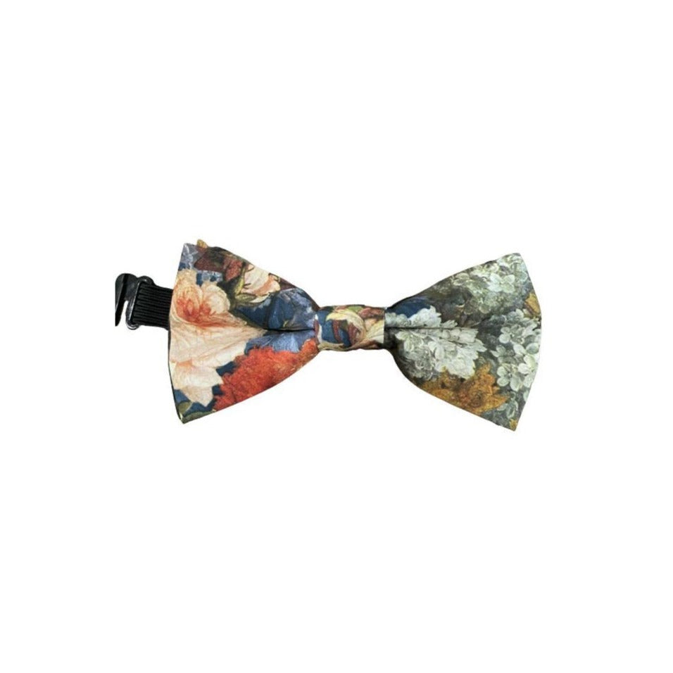Floral Bow Tie for kids and children (Pretied) - HAMILTON by MYTIESHOP-Floral Bow Tie for kids Strap is adjustablePre-Tied bowtieBow Tie 10.5 * 6CMFor toddlers ages 0- Great for Prom Dinners Interviews Photo shoots Photo sessions Dates Wedding Attendant Ring Bearers Hamilton Floral Bow tie . Fits toddlers and babies. Aspen ow tie toddler floral for wedding and events groom groomsmen flower bow tie mytieshop ring bearer page boy bow tie white bow tie white and blue tie kids bowtie floral Adjustab