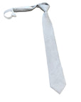 Gray Strap on Tie for Kids and Children ASTOR MYTIESHOP-Gray Strap on Tie for kids Material: Cotton Blend Color: Gray Approx Size: Max width: 6.5 cm / 2.4 inches Length: 14.56 Inches Looking for a stylish and convenient way to dress your little man for a special occasion? This clip on tie from ASTOR Kids is perfect for boys of all ages! Made from high quality materials, this tie is perfect for weddings, ring bearer duties, or any other formal event. The gray clip on tie is easy to put on and tak