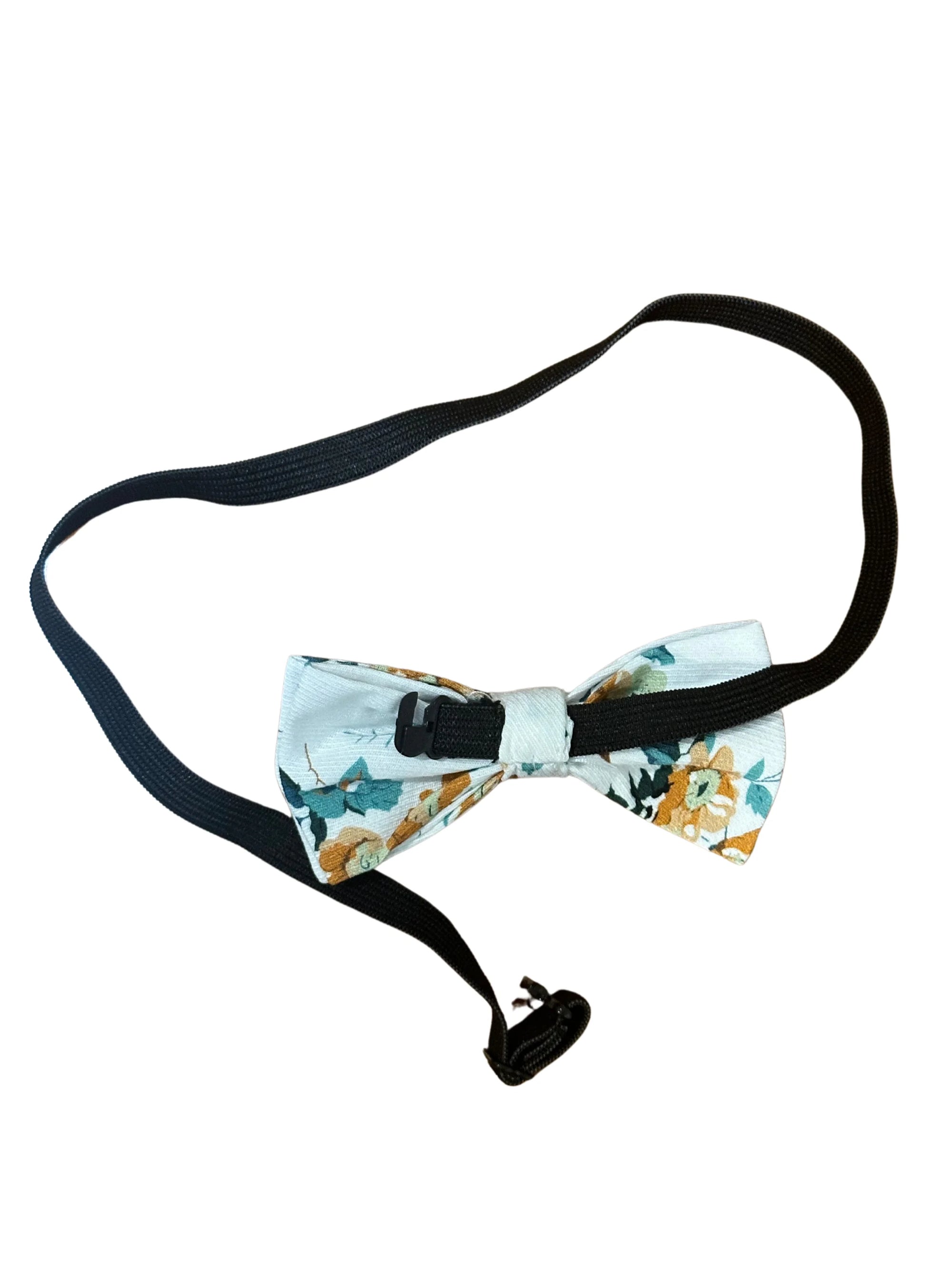 White Floral Bow tie for kids kennedy floral bow tie for kids toddlers baby babies.