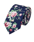 INDIGO Blue Floral Skinny Tie 2.36"-Neckties-INDIGO Blue Floral Skinny Tie Men’s Floral Necktie for weddings and events, great for prom and anniversary gifts. Mens floral ties near me us ties tie-Mytieshop. Skinny ties for weddings anniversaries. Father of bride. Groomsmen. Cool skinny neckties for men. Neckwear for prom, missions and fancy events. Gift ideas for men. Anniversaries ideas. Wedding aesthetics. Flower ties. Dry flower ties.