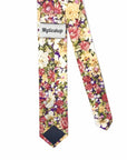 JACKSON Floral Skinny Tie 2.36"-Neckties-JACKSON Floral Skinny Tie weddings and events, great for prom and anniversary gifts. Mens floral ties near me us ties tie shops cool ties-Mytieshop. Skinny ties for weddings anniversaries. Father of bride. Groomsmen. Cool skinny neckties for men. Neckwear for prom, missions and fancy events. Gift ideas for men. Anniversaries ideas. Wedding aesthetics. Flower ties. Dry flower ties.