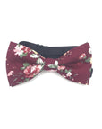 Kids Bow Tie Floral Pre-Tied Bow Tie WESLEY- MYTIESHOP-Floral Kid's bow tie - Wesley Strap is adjustablePre-Tied bowtieBow Tie 10.5 * 6CM Color: Burgundy Your little gentleman will look dapper in this burgundy floral bow tie. This pre-tied bow tie comes in a range of sizes to fit your child perfectly. The vibrant flowers against the dark background make this tie a stand-out piece. Add this bow tie to your child's wardrobe for a special occasions or even just to add a touch of refinement to their