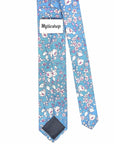 Light Blue Floral Tie Retro 2.36" Mytieshop - DAISY-Neckties-Light Blue Floral Tie Retro 2.36" Mytieshop DAISY for weddings and events, great for prom and anniversary gifts. Mens floral ties near me us ties-Mytieshop. Skinny ties for weddings anniversaries. Father of bride. Groomsmen. Cool skinny neckties for men. Neckwear for prom, missions and fancy events. Gift ideas for men. Anniversaries ideas. Wedding aesthetics. Flower ties. Dry flower ties.