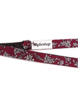 Maroon Floral Bow Tie Self Tie MYTIESHOP PRESTON-Maroon Floral Bow Tie Self Tie 100% Cotton Flannel Handmade Adjustable to fit most neck sizes 13 3/4" - 18" Color: Burgundy Great for Prom Dinners Interviews Photo shoots Photo sessions Dates Groom to stand out between his Groomsmen pair them up with neckties while he wears the bow tie. Floral self tie bow tie for weddings and events. Great anniversary present and gift. Also great gift for the groom and his groomsmen to wear at the wedding, and do