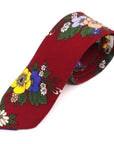 Maroon Floral Skinny Tie 2.36” ANEMONE-Neckties-Maroon Floral Skinny Tie Floral Necktie for weddings and events great for prom and gifts Mens ties near me us tie shops cool skinny slim flower-Mytieshop. Skinny ties for weddings anniversaries. Father of bride. Groomsmen. Cool skinny neckties for men. Neckwear for prom, missions and fancy events. Gift ideas for men. Anniversaries ideas. Wedding aesthetics. Flower ties. Dry flower ties.