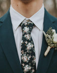 Navy Blue Floral Tie 2.36" FINLEY - MYTIESHOP-Neckties-Men’s Floral Necktie for weddings and events, great slim mytieshop flower ideas gifts for him Navy floral tie Navy blue floral tie blue tie blue flower-Mytieshop. Skinny ties for weddings anniversaries. Father of bride. Groomsmen. Cool skinny neckties for men. Neckwear for prom, missions and fancy events. Gift ideas for men. Anniversaries ideas. Wedding aesthetics. Flower ties. Dry flower ties.