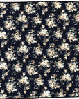 Navy Floral Pocket Square FINLEY - MYTIESHOP | Blue Floral print pocket square Mytieshop Navy Floral Pocket Square Material CottonItem Length: 23 cm ( 9 inches)Item Width : 22 cm (8.6 inches) Base Color: Navy Great for: Groom Groomsmen Wedding Shoots Formal Prom Fancy Parties Gifts and presents