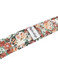 Orange Floral Tie Skinny 2.36" PEACH - MYTIESHOP-Neckties-Peach tie orange tie green orange floral tie green fall wedding skinny ties for men groomsmen groom prom missions. Orange Floral tie for wedding and men-Mytieshop. Skinny ties for weddings anniversaries. Father of bride. Groomsmen. Cool skinny neckties for men. Neckwear for prom, missions and fancy events. Gift ideas for men. Anniversaries ideas. Wedding aesthetics. Flower ties. Dry flower ties.