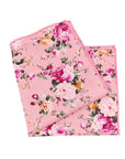 Pink Floral Pocket Square MILLIE Mytieshop Mytieshop Pink pocket squareMaterial CottonItem Length: 23 cm ( 9 inches)Item Width : 22 cm (8.6 inches) Great for: Groom Groomsmen Wedding Shoots Formal Prom Fancy Parties Gifts and presents