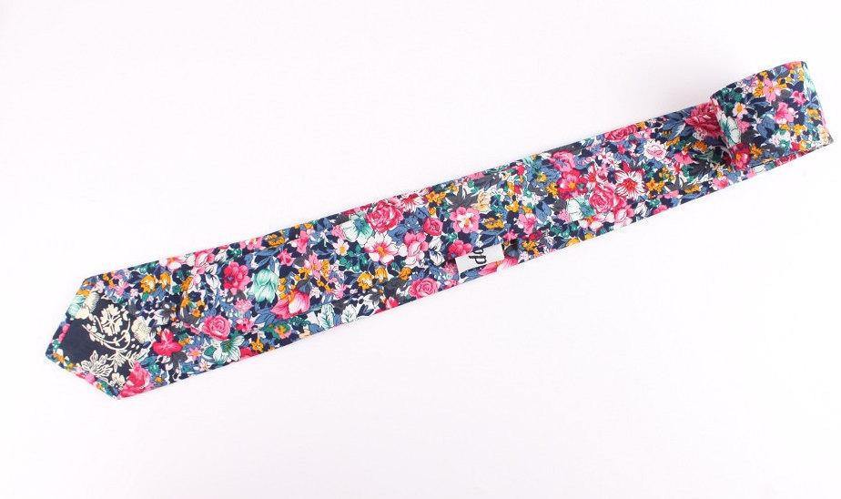 Pink Floral tie for men 2.36" ROBERT - MYTIESHOP-Neckties-Pink Floral tie for men skinny ties slim tie for men wedding ties pink tie cool ties corbata floreada corbata de flores bodas skinny tie groom groomsmen-Mytieshop. Skinny ties for weddings anniversaries. Father of bride. Groomsmen. Cool skinny neckties for men. Neckwear for prom, missions and fancy events. Gift ideas for men. Anniversaries ideas. Wedding aesthetics. Flower ties. Dry flower ties.