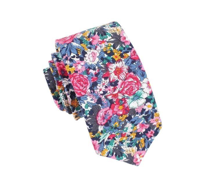 Pink Floral tie for men 2.36&quot; ROBERT - MYTIESHOP-Neckties-Pink Floral tie for men skinny ties slim tie for men wedding ties pink tie cool ties corbata floreada corbata de flores bodas skinny tie groom groomsmen-Mytieshop. Skinny ties for weddings anniversaries. Father of bride. Groomsmen. Cool skinny neckties for men. Neckwear for prom, missions and fancy events. Gift ideas for men. Anniversaries ideas. Wedding aesthetics. Flower ties. Dry flower ties.