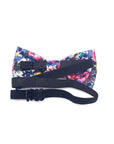 Pink Kids Floral Pre-Tied Bow Tie (ROBERT)-Make dressing up a breeze with our pre-tied bow tie. This dapper bow tie is perfect for any special occasion. With a sweet floral print and a playful green color, it's sure to add a touch of fun to your little one's outfit. With an adjustable neckband and easy-to-use clip closure, our bow tie is a breeze to put on and take off. So whether it's for a party or just for everyday wear, your child is sure to love our ROBERT tie. Strap is adjustablePre-Tied b