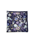 Purple Floral Pocket Square - Sweet Pea - Mytieshop Mytieshop Material CottonItem Length: 23 cm ( 9 inches)Item Width : 22 cm (8.6 inches) Base is Blue Great for: Groom Groomsmen Wedding Shoots Formal Prom Fancy Parties Gifts and presents A dashing addition to any formal outfit. A purple pocket square with a sweet floral design, this piece is perfect for adding a touch of personality to any suit or tuxedo. Class up your look with this dapper accessory. Whether you're wearing it to a wedding or j