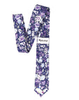Purple floral tie men 2.36" SWEET PEA - MYTIESHOP -Neckties-Purple floral tie men Men’s Floral Necktie for weddings and events, great for prom and anniversary gifts. Mens floral ties near me us ties tie shops cool tie-Mytieshop. Skinny ties for weddings anniversaries. Father of bride. Groomsmen. Cool skinny neckties for men. Neckwear for prom, missions and fancy events. Gift ideas for men. Anniversaries ideas. Wedding aesthetics. Flower ties. Dry flower ties.