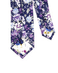 Purple floral tie men 2.36" SWEET PEA - MYTIESHOP -Neckties-Purple floral tie men Men’s Floral Necktie for weddings and events, great for prom and anniversary gifts. Mens floral ties near me us ties tie shops cool tie-Mytieshop. Skinny ties for weddings anniversaries. Father of bride. Groomsmen. Cool skinny neckties for men. Neckwear for prom, missions and fancy events. Gift ideas for men. Anniversaries ideas. Wedding aesthetics. Flower ties. Dry flower ties.