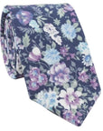 Purple floral tie men 2.36" SWEET PEA - MYTIESHOP -Neckties-Purple floral tie men Men’s Floral Necktie for weddings and events, great for prom and anniversary gifts. Mens floral ties near me us ties tie shops cool tie-Mytieshop. Skinny ties for weddings anniversaries. Father of bride. Groomsmen. Cool skinny neckties for men. Neckwear for prom, missions and fancy events. Gift ideas for men. Anniversaries ideas. Wedding aesthetics. Flower ties. Dry flower ties.