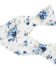 SAGE White Floral Bow Tie (Self Tie)-White Floral Bow tie in self tie 100% Cotton Flannel Handmade Adjustable to fit most neck sizes 13 3/4" - 18" Color: whiteCorbata Floreada Corbata con Flores Great for: Groom Groomsmen Wedding Shoots Formal Prom Fancy Parties Gifts and presents-Mytieshop