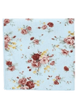 SEAN Sea Blue Floral Pocket Square Mytieshop Add a touch of elegance to any outfit with this Sean Sea Blue Floral Pocket Square. Made from high-quality fabric, this pocket square is soft to the touch and features a beautiful floral print. Whether you're dressing up for a special occasion or just wanting to add a little something extra to your look, this pocket square is the perfect finishing touch. Material CottonItem Length: 23 cm ( 9 inches)Item Width : 22 cm (8.6 inches)