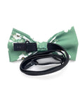 Sage Green Kids Bow Tie Floral (Pre Tied) AUGUST-Sage Green Kids Bow Tie Strap is adjustable Pre-Tied bowtieBow Tie 10.5 * 6CMFor toddlers ages 0+ Great for Prom Dinners Interviews Photo shoots Photo sessions Dates Wedding Attendant Ring Bearers August Floral Bow tie . Fits toddlers and babies. August green bow tie toddler floral for wedding and events groom groomsmen flower bow tie mytieshop ring bearer page boy bow tie white bow tie white and blue tie kids bowtie floral. Sage Green Kids Bow Ti