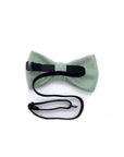 Sage Green Kids Floral Pre-Tied Bow Tie (EMME)-EMME Sage Green kids Floral Pre-Tied Bow tie for children and toddlers. Baby Bow tie SIZE: 10.5 by 6CM for toddlers and babies Bow tie comes pretied with strechable srtap on the back Color: Sage Green Great for Ring bearers Page Boys Weddings Photo shoots Photo sessions Sage green Bow tie for kids for weddings and events. Great anniversary present and gift. EMME Kids Floral Pre-Tied Bow tie Also great gift for the ring bearer and page boy to wear at