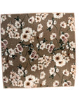 Taupe Floral Pocket Square DEAN - MYTIESHOP | taupe green floral Mytieshop Gray and Green Floral Pocket Square Material CottonItem Length: 23 cm ( 9 inches)Item Width : 22 cm (8.6 inches) Color: Gray Great for: Groom Groomsmen Wedding Shoots Formal Prom Fancy Parties Gifts and presents