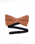 Terracotta Bow tie for Kids / Boys Pretied (AUTUMN)-Terracotta Pre Tied bow tie for children and toddlers. Baby Bow tie Bow Tie 10.5 * 6CMfor toddlers Bow tie comes pretied with strechable strap on the back Color: Terracotta Great for Ring Bearer Dinners Photo shoots Photo sessions Weddings Terracotta Bow tie for Babies Terracotta Bow tie for kids for weddings and events. Great anniversary present and gift. Also great gift for the groom and his groomsmen to wear at the wedding, and don’t forget